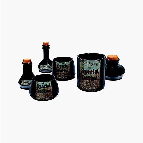Disney Hocus Pocus Potion Storage Jars Set (3) Collectible - Picture 2 of 8